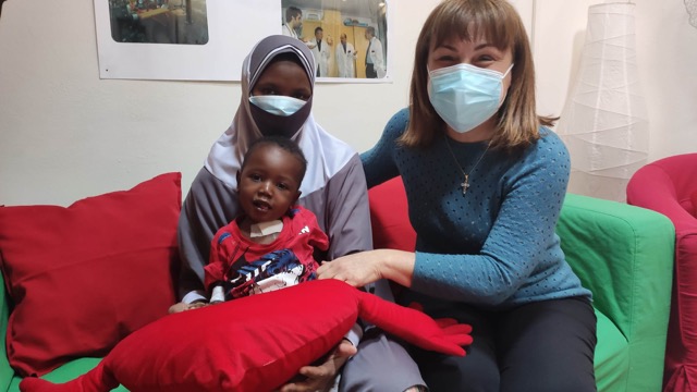 Habibou, piccolo cardiopatico congenito dal Niger a bologna