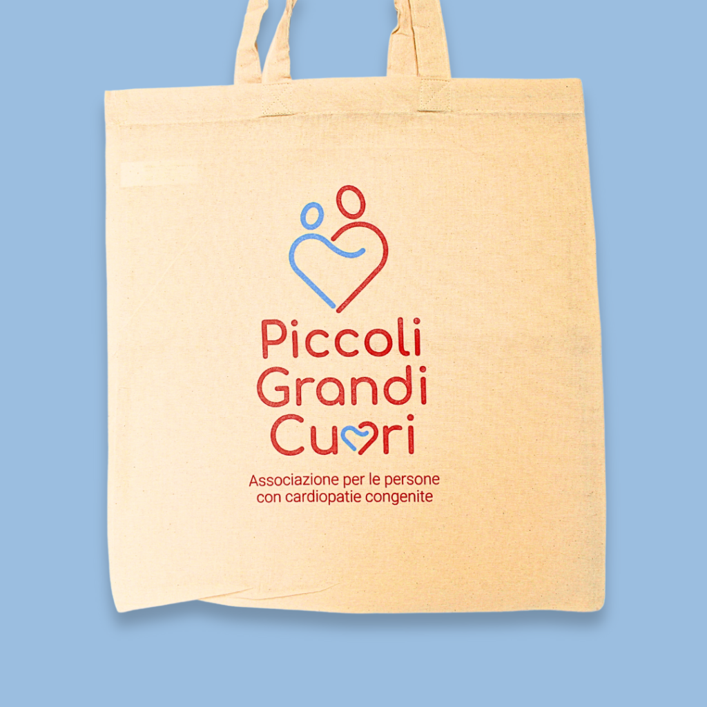 Borsa con logo di Piccoli Grandi Cuori