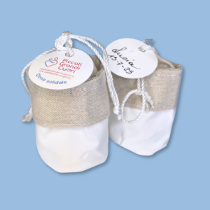 Sacchetto portaconfetti a cestino